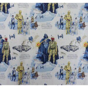 Pottery Barn Kids Star Wars Empire Strikes Back Cotton Full Size Sheet Set